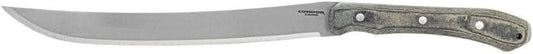 Condor K-Night Machete with 1075 High Carbon Steel Blade, Convex Grind, and Micarta Handle (Blasted Satin)