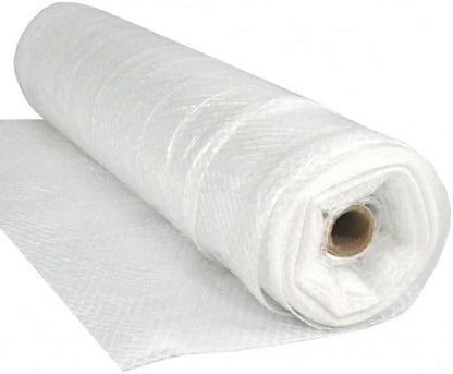 Farm Plastic Supply - String Reinforced 4 Year UV Resistant 10 mil Clear Greenhouse Plastic Sheeting - 4 Year UV Resistant Polyethylene Greenhouse Film, Hoop House Green House Cover (12' x 50')