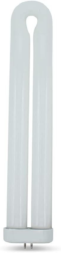 lumenivo FUL40T8 Fluorescent Black Light Bug Zapper Ultraviolet Replacement Bulb 40 Watt, G10Q-4 Square 4 Pin Base, T8 U Shape Bug Zapper Bulb Replacement - 1 Pack