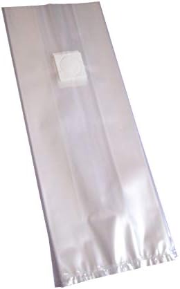 SUCOHANS 100 Count Mushroom Grow Bags Farm Mushroom Spawn Sealable Spawn Myco Bags, Medium Size 5" X 5" X 19",0.2 Micron Filter, 2.5 Mil Polypropylene,for Substrate Autoclavable