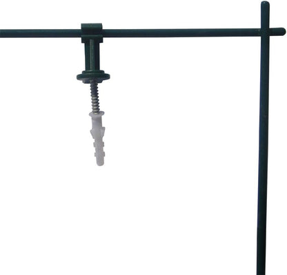 Green PVC Pot Trellis 57''x17.7 Metal Plant Stakes Climbing Plants Pack of 2