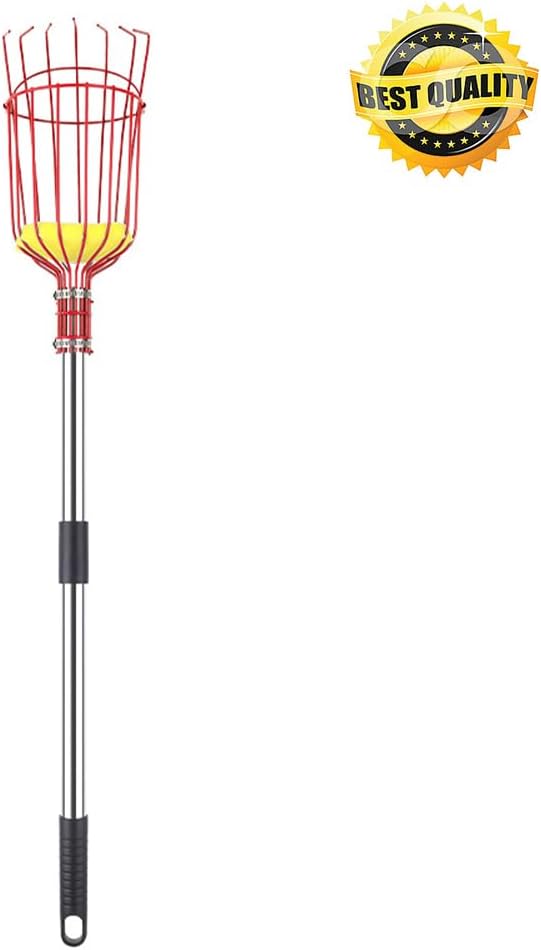 2.4m Fruit Picker Apples Picker Tool for Picking Lemon Pear Orange Avocado Peach