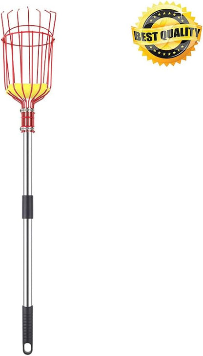 2.4m Fruit Picker Apples Picker Tool for Picking Lemon Pear Orange Avocado Peach