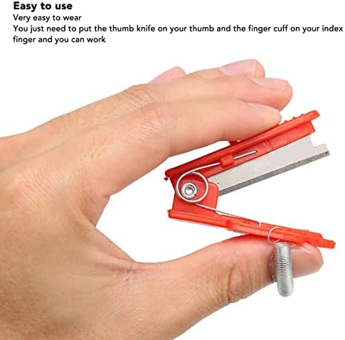 Garden Thumb Picking Knife Set, Fruit and Vegetable Harvesting Tool for Farm, Garden, Orchard, 10 Pack