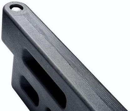 Playsafer Playground Edging Border -12" High Plastic Interlocking Timber for Playgrounds, and Play-Areas - Black - 52" L X 4" W X 12" H (1 Pack)