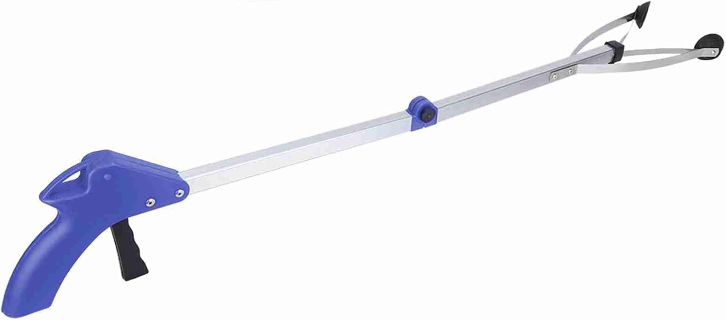 Garbage Picker Litter Picker Trash Grabber for Garden Leaves Waste Pick Up Tool(Blue Handle)