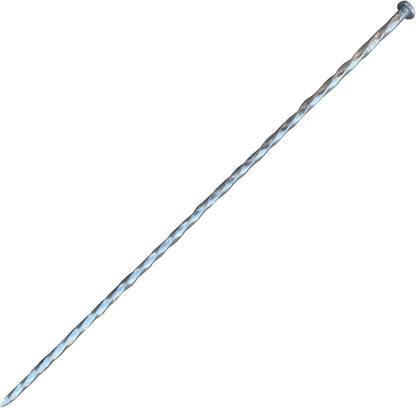 Sandbaggy 18" Heavy Duty Galvanized Artificial Turf Stakes - Spiral Landscape Nails - Ground Spikes/Pins, Synthetic Grass, Lawn, Edging, Weed Barrier Fabric (18 inch - Ultra Heavy Duty, 300, Count)