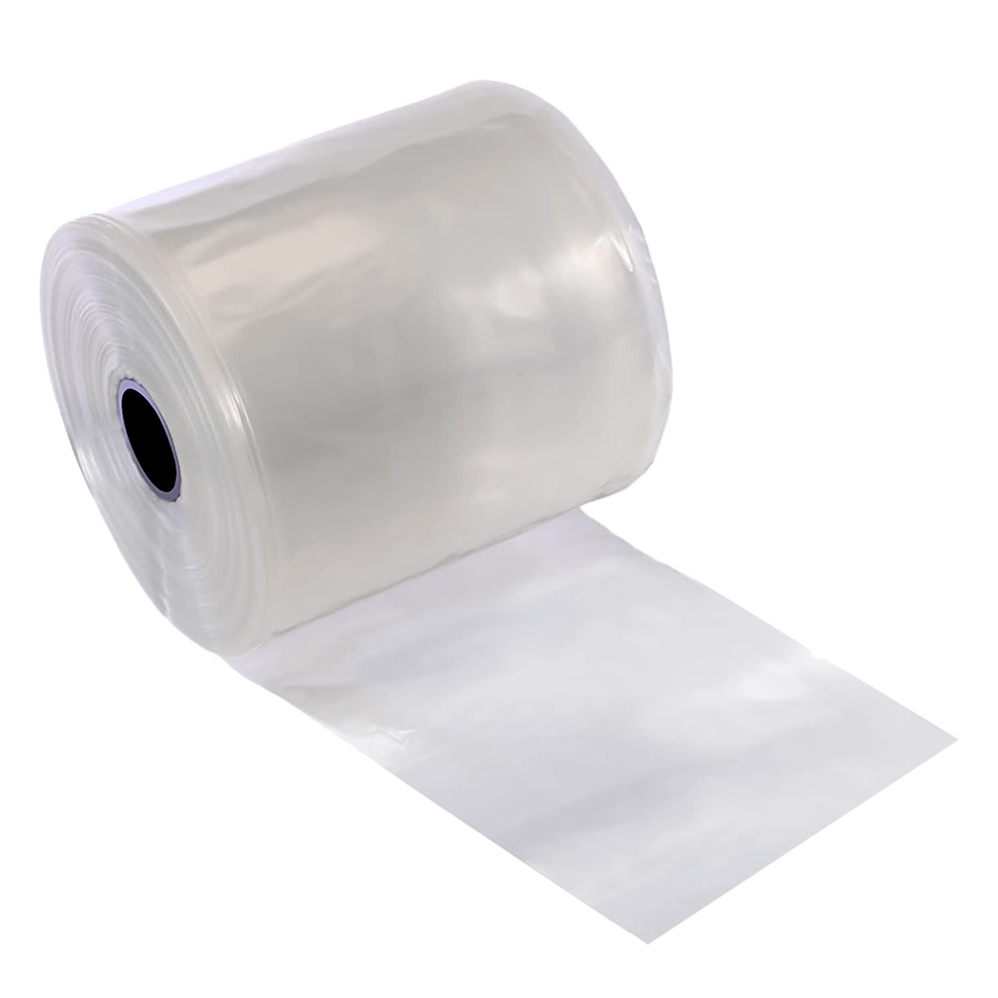 RESILIA Lay Flat Poly Tubing - Food-Grade Polyethylene, Custom Poly Bag Packaging Solution, 12 Inches x 500 Feet, 4 Mil, 0.004 Inch, Thickness, 1 Roll, Made in the USA