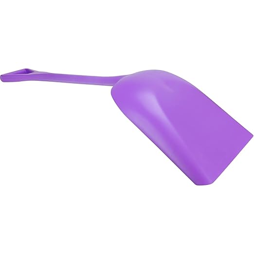 SPARTA 41077EC68 Plastic Sanitary Shovel, Food Safe Plastic Shovel For Commerical Kitchens, 14 Inches, Purple