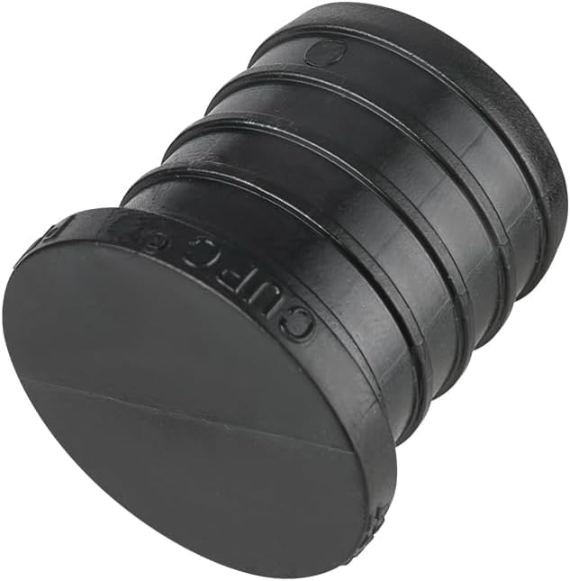 200-Pack EFIELD Pex Fittings Poly PPSU Barb Crimp 1-inch Plug (End Cap) For Pex Tubing, ASTM F2159