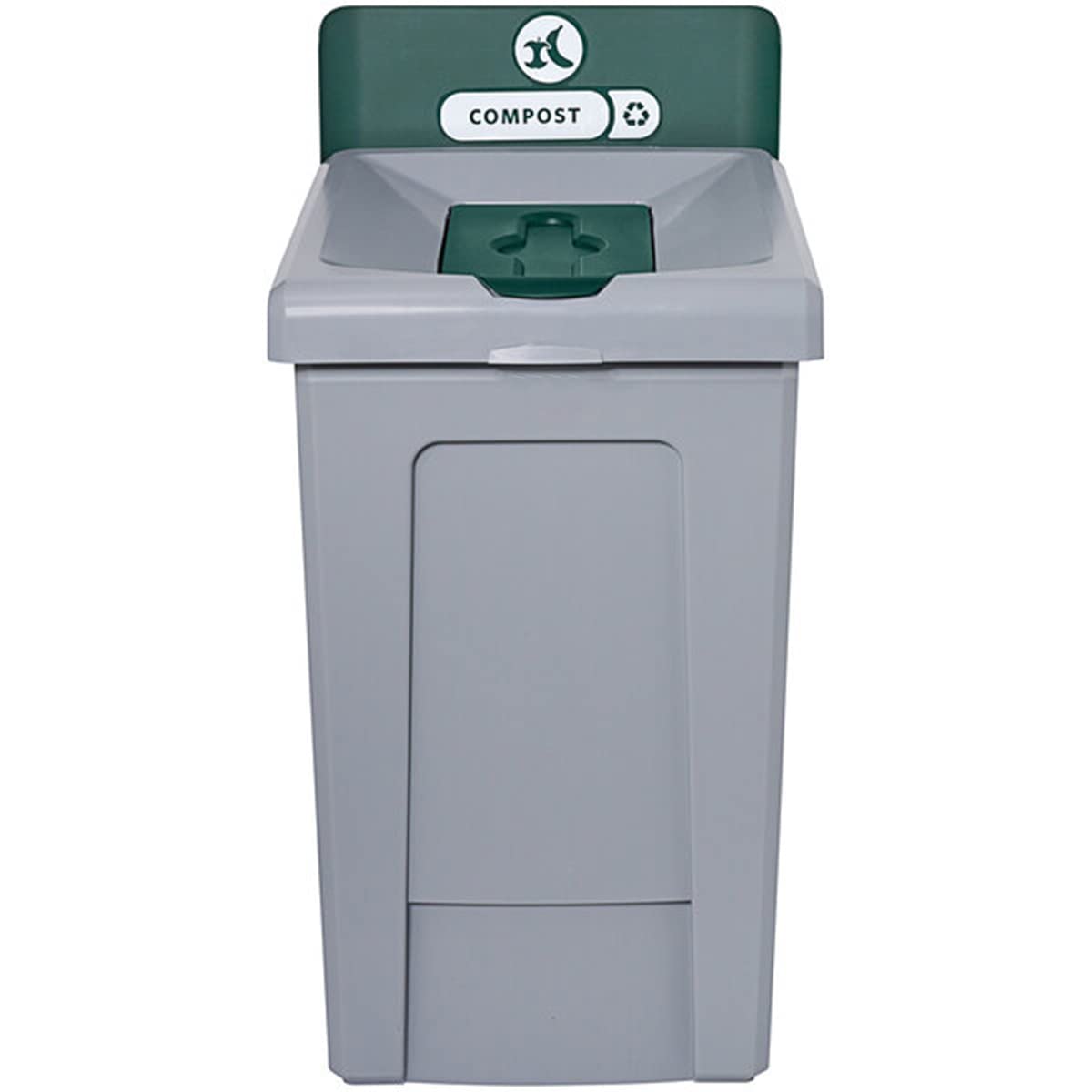Stager Direct, 33 Gallon Compost Recycling Station with Lid, Recycle Bin, Exterior Trash Can, Recycling Station Kit, Heavy Duty Premium Plastic, Perfect for Kitchen, Office, Garden, Garage, (N.4)
