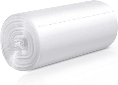 Small Trash Bags 1.2 Gallon,145 Counts, 38 * 40cm, 2.3g/pcs, Unsented, Clear