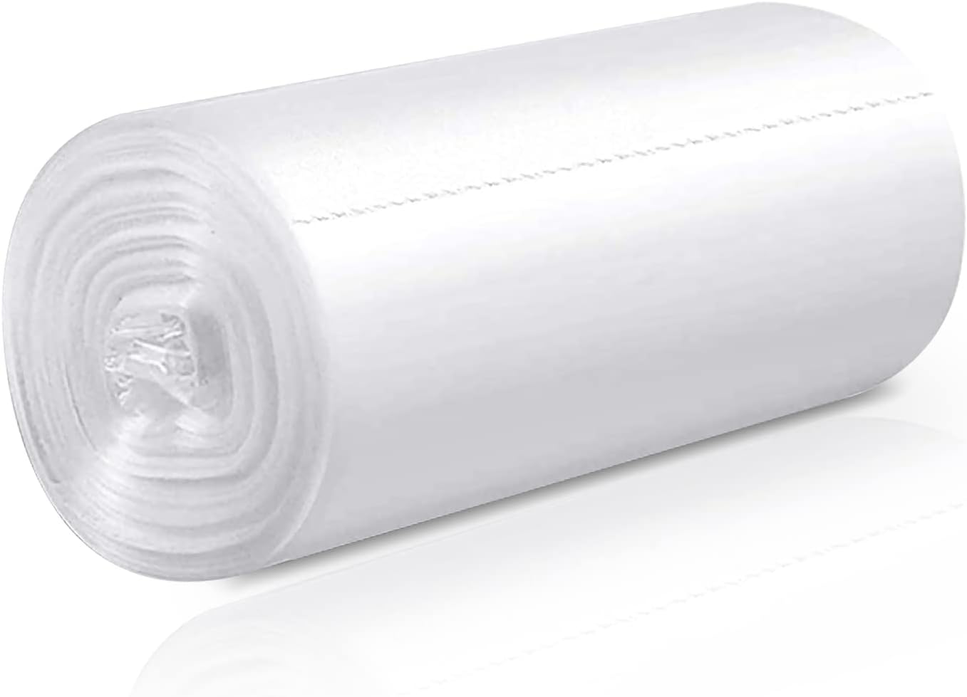 Small Trash Bags 2.6 Gallon, 110 Counts, 40 * 48cm, 3g/pcs, Unsented, Clear
