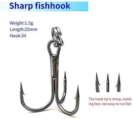 5.9in Multi Jointed Swimbait Fishing Lures Bait,2 Segment Big Giant Sinking Fishing Bass Lures,Crankbaits Swimbaits with Treble Hook