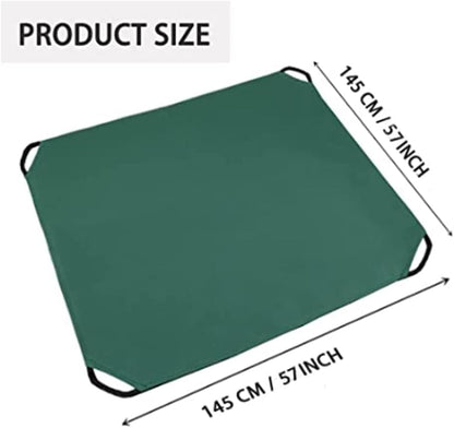 Leaf Tarp with 4 Handles Garden Waste Yard Tarps Extra Reinforced Corner Waterproof Reusable Durable Tarp Collector for Clean-Ups