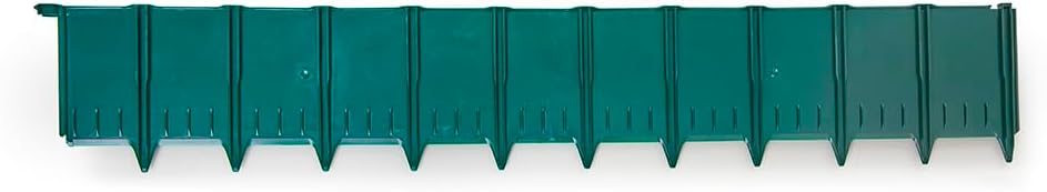 Greenscapes 3-Foot Plastic Green Edging (4-Pack) – Durable Landscape Border for Gardens, Lawns & Flower Beds