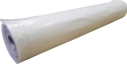 Farm Plastic Supply - Clear Greenhouse Plastic Sheeting - 6 mil - (25' x 40') - 4 Year UV Resistant Polyethylene Greenhouse Film, Hoop House Green House Cover for Gardening, Farming, Agriculture