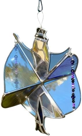 3D Hand-Painted Acrylic Sheet Windmill, Colorful Windmill with Dancing Patterns, Melody Windmill, Dynamic Dancing Pattern DIY Sun Catcher, Artistic Wind-Powered Decoration (Requires Assembly)