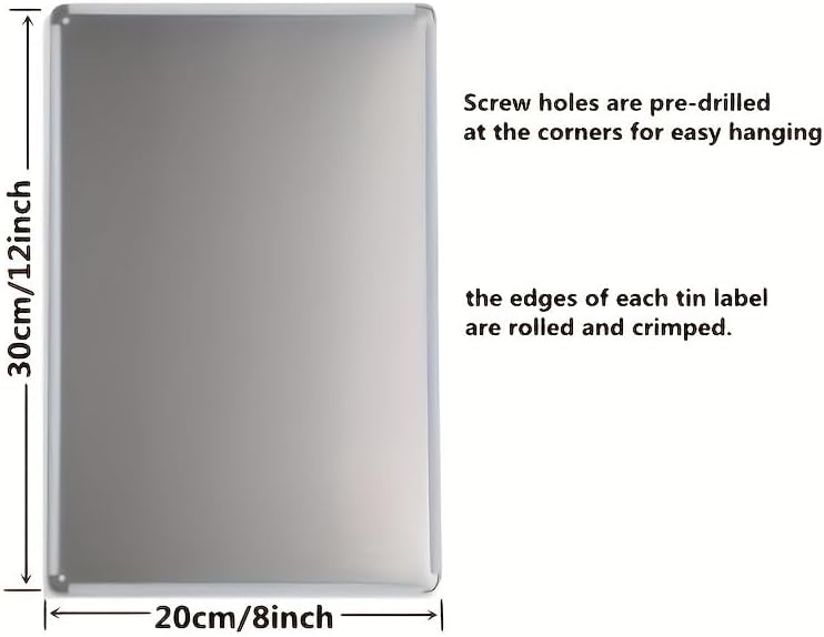 Inspiring iron walls for home offices - interior portrait hanging decorations - weather-resistant metal signs with messages of empowerment 8 "x12" no electricity required.