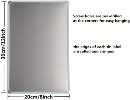 Inspiring iron walls for home offices - interior portrait hanging decorations - weather-resistant metal signs with messages of empowerment 8 "x12" no electricity required.