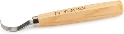Pfeil Swiss Made Spoon Knife, Small Round, Right Bevel #28
