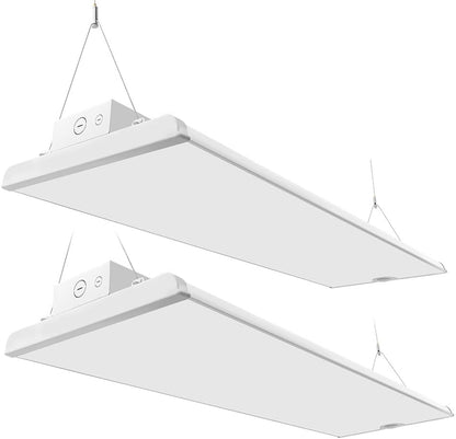 Konlite Pack of 2 ALTA LED High Bay Light - 4FT - 225W/195W/175W - 37,600 Lumens - 5000K/4000K Selectable - 120-277V - 600W Metal Halide Equal
