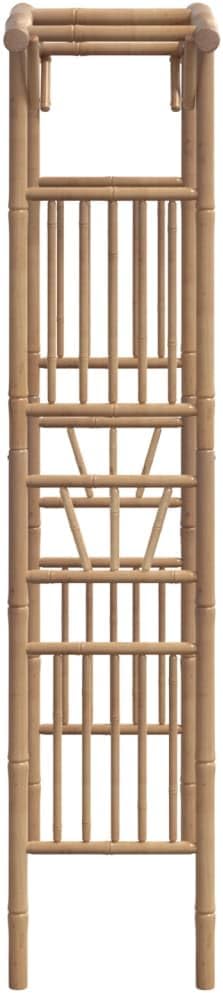 vidaxl Bamboo Garden Arch Arbor-Trellis-pergola 73.6" H x 46.5" L ic Farmhouse Style Patio Decoration Water- Outdoor