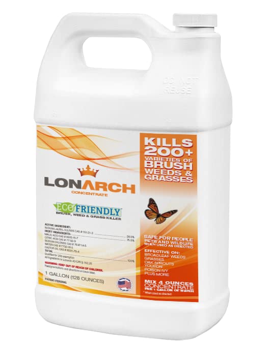 Weed & Grass Killer (1 Gallon Concentrate) Eco-Friendly Solution - Safe for Pets, People, and Wildlife…