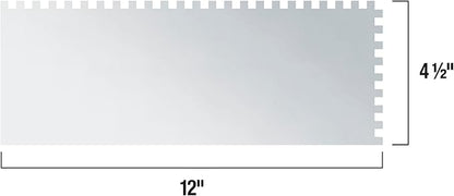 QEP Xtreme Cork Handle Stainless Steel Trowel Square Notch 1/4" x 1/4" x 1/4"