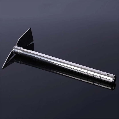 15 inch Stainless Steel Garden Hoe Pick Multipurpose Hand Tool Digging Weeding Turning Soil Mining Tools