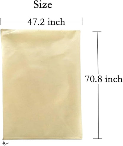 gardtree Plant Covers Freeze Protection 47.2" x 70.8" 2 Packs 2.4oz/yd², Thickened Winter Plant Frost Protection Garden Cold Weather Tree Wrap with Zipper Drawstring for Outdoor Shrub Potted Plant