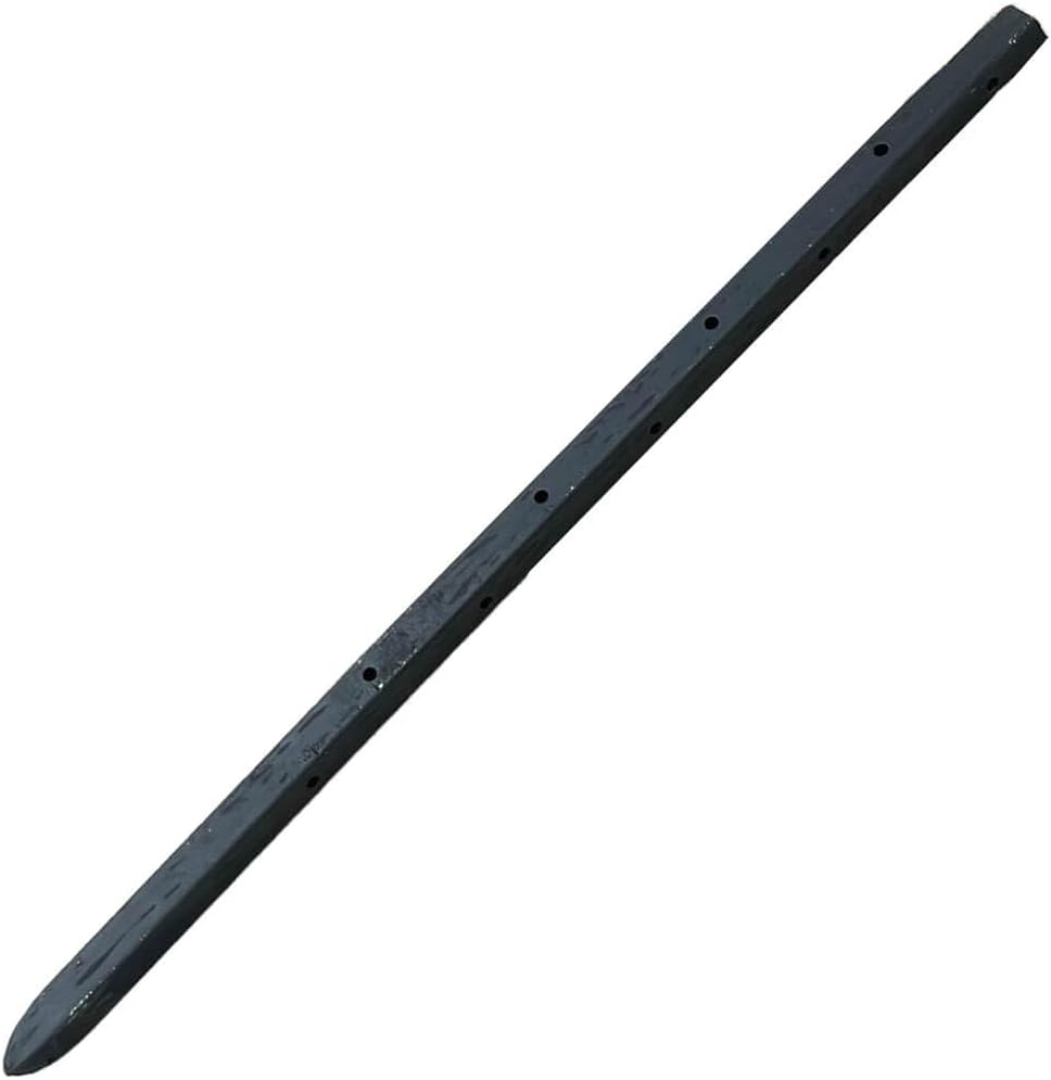 Sandbaggy 18" Square Steel Concrete Form Stakes with Nail Holes - 5/8" Wide - Rust Resistant - Removable/Reusable - Construction Grade Rebar Pins (Square Nail Stakes, 50, Count)