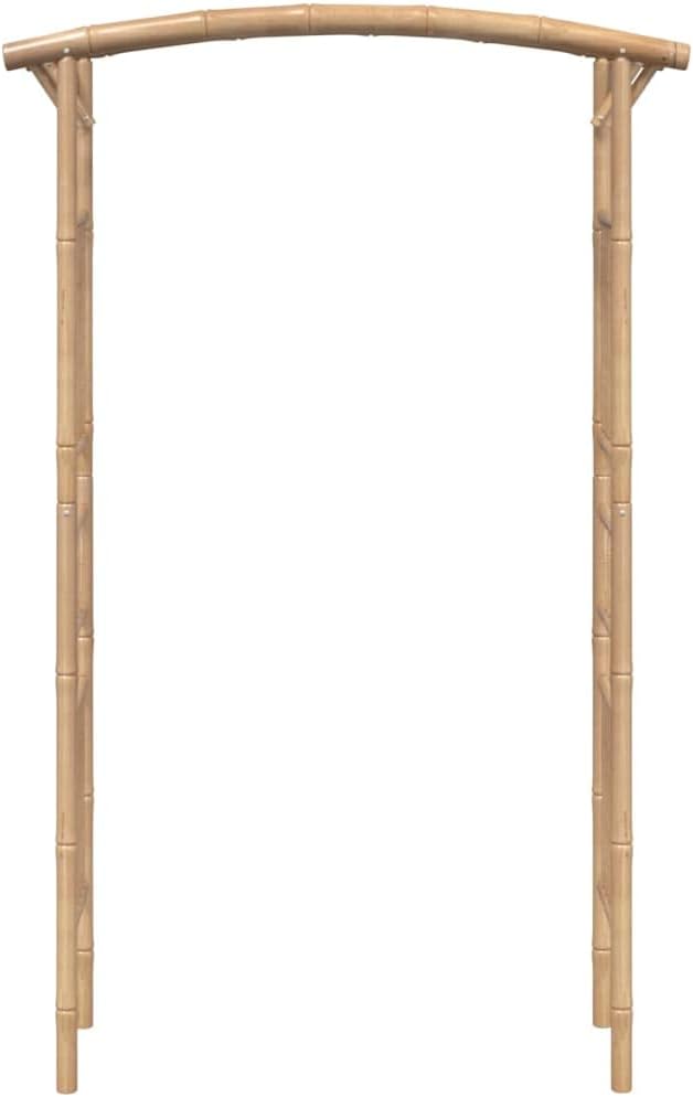 vidaxl Bamboo Garden Arch Arbor-Trellis-pergola 73.6" H x 46.5" L ic Farmhouse Style Patio Decoration Water- Outdoor