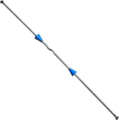 8" Standard Snap Ties for Concrete Forms - 1" Plastic Cones, Integral Heads - 2:1 Safety Factor, 2,250 lbs Working Load - Construction Grade 4 Gauge Steel (Long End - 8.25", 200)