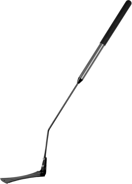 Walensee Grass Whip with Double-Edged Serrated Sharp Steel Blade Weed Grass Cutter with Soft Rubber