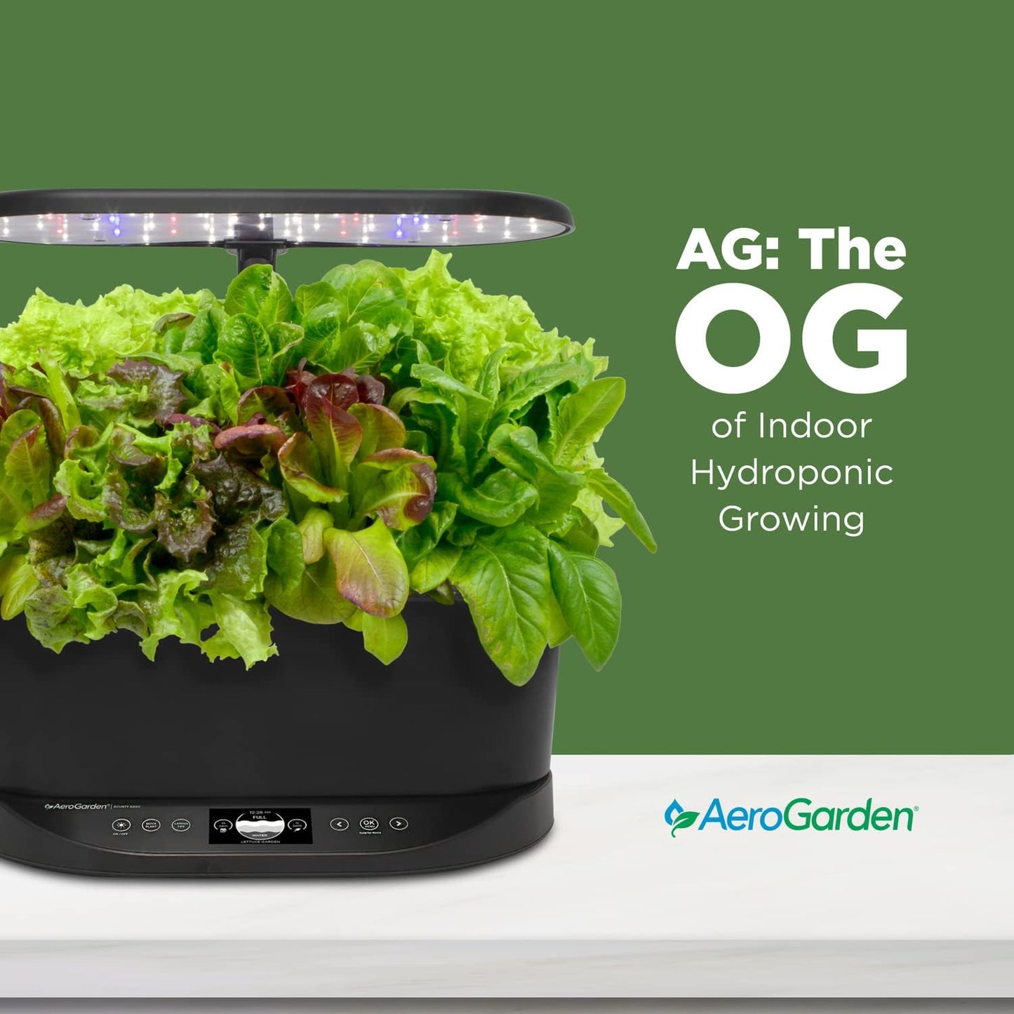 Indoor Hydroponic Garden with LED Grow Light, 9 Pod Smart Herb Garden System with Auto Timer, 30W Full Spectrum Light, Countertop Indoor Plant Growing Kit with Vacation Mode
