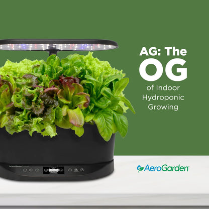 Indoor Hydroponic Garden with LED Grow Light, 9 Pod Smart Herb Garden System with Auto Timer, 30W Full Spectrum Light, Countertop Indoor Plant Growing Kit with Vacation Mode
