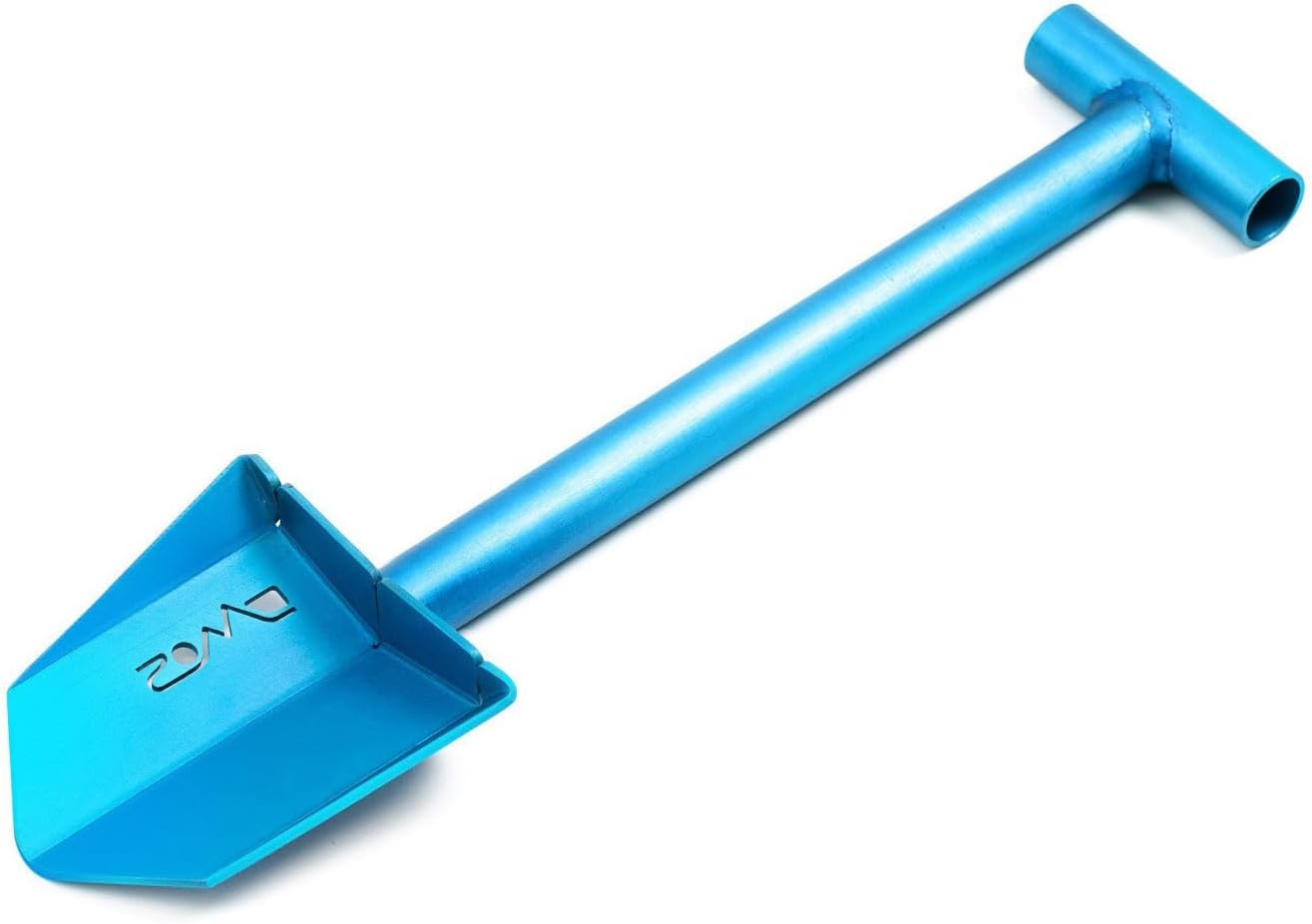 DMOS Nomad Shovel - Lightweight Aluminum Trowel for Camping, Overland, Hunting, & Off-Road Use - Azure - Mini