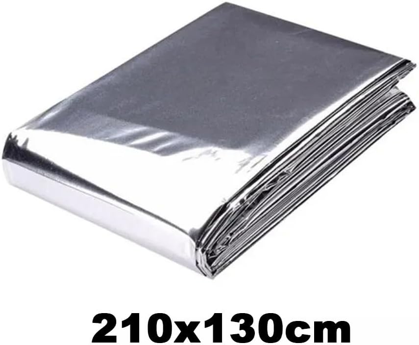 Reflective Plant Growing Film Silver Mylar Sheet Indoor Greenhouse Light Reflecting Material Multi Purpose Garden Tent Covering 130x210cm For Temperature Control(130cm X 210cm)