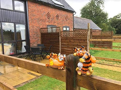Ceramic Garden Decor - Cat Lawn Stake - Outdoor Statue - Perfect, Unique Gifts for Gardeners Woman, Men, Yard Gifts - Handmade, Frostproof