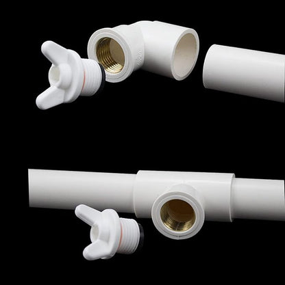 3/4” NPT Plug, Male Thread PPR Pipe Plugs and Caps Garden Irrigation Tubing Stopper Drain Plug Compatible with RV Irrigation Water Supply Lines (OD: 1 Inch)