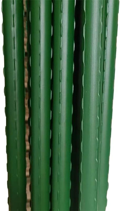 Steel Plant Stakes 4 Feet, Garden Plant Stakes 48 Inch,25 Pack Tomato Stakes for Growing Climbing Plants, Potted Plants, Tomatoes, Trees, Cucumber, Beans, Fences Poles