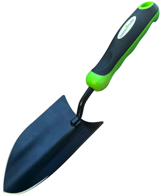 Garden Guru Heavy Duty Garden Trowel Hand Shovel for Gardening – Strong Carbon Steel Hand Trowel