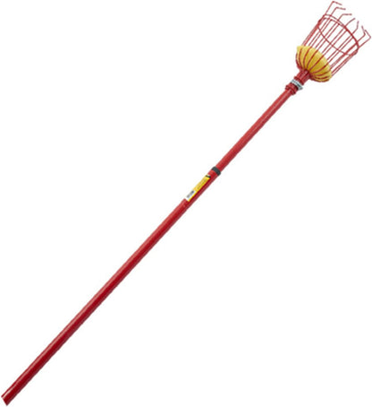 Fruit Picker Pole with Basket Apple Orange Picker Tool Tree Fruit Catcher Fruit Picking Equipment for Getting Fruits Lemons Apples