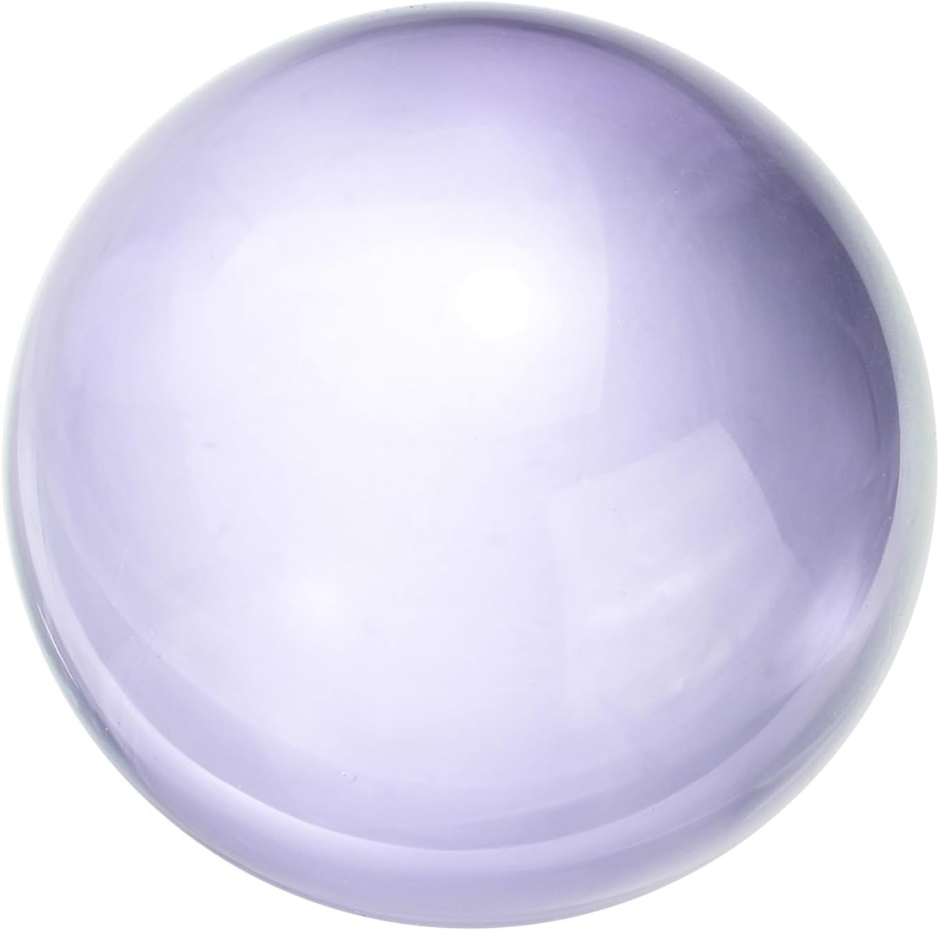 uxcell 40mm/1.6" Crystal Sphere Ball Glass Solid Decorative Sphere Crystal Ball Prop Ornament for Feng Shui Divination Fortune Telling Tabletop Fountain Decoration, Purple