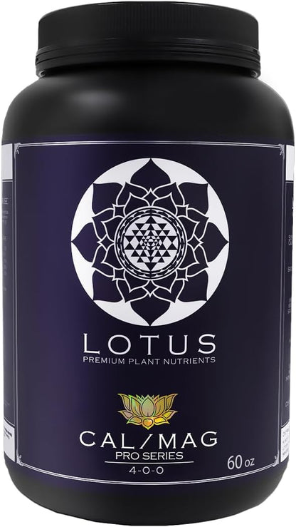 60oz Cal-Mag Supplement for Enhanced Plant Growth - Naturally Derived Premium Powdered Nutrient with Calcium and Magnesium for Soil, Hydroponic, and Coco Coir - Lotus Nutrients for Indoor and Outdoor