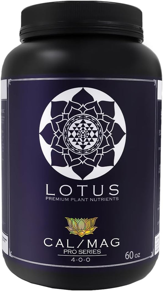 60oz Cal-Mag Supplement for Enhanced Plant Growth - Naturally Derived Premium Powdered Nutrient with Calcium and Magnesium for Soil, Hydroponic, and Coco Coir - Lotus Nutrients for Indoor and Outdoor