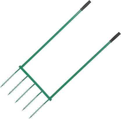 Broad Fork, Broad Fork for Gardening Heavy Duty 20" Wide, 55" Tall – Heavy-Duty Hand Tiller for Digging, Cultivating & Aerating Clay Soil. Ergonomic U-Shaped Design for Comfortable Gardening & Farming