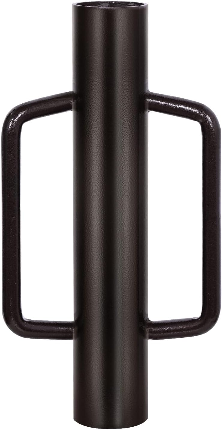 MIXXIDEA 11LB T Post Driver Heavy Duty Fence Post Driver Post Pounder with Handle Steel Post Hole Digger Hand Post Rammer for T-Posts，U Channel,U Fence Post Wooden Post 16.8 Inch
