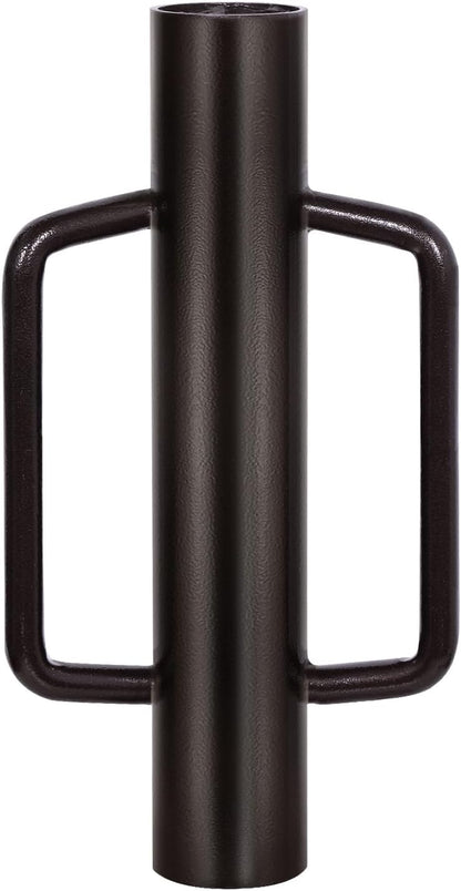 MIXXIDEA 11LB T Post Driver Heavy Duty Fence Post Driver Post Pounder with Handle Steel Post Hole Digger Hand Post Rammer for T-Posts，U Channel,U Fence Post Wooden Post 16.8 Inch